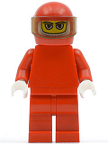 LEGO rac024 F1 Ferrari Driver with Helmet and Balaclava - without Torso Stickers